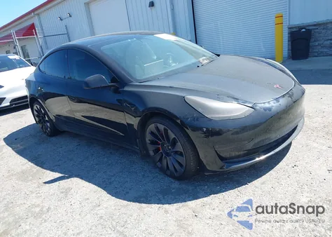 2021 Tesla Model 3 Performance Dual Motor All-Wheel Drive из США, поврежденный, VIN 5YJ3E1EC9MF849817